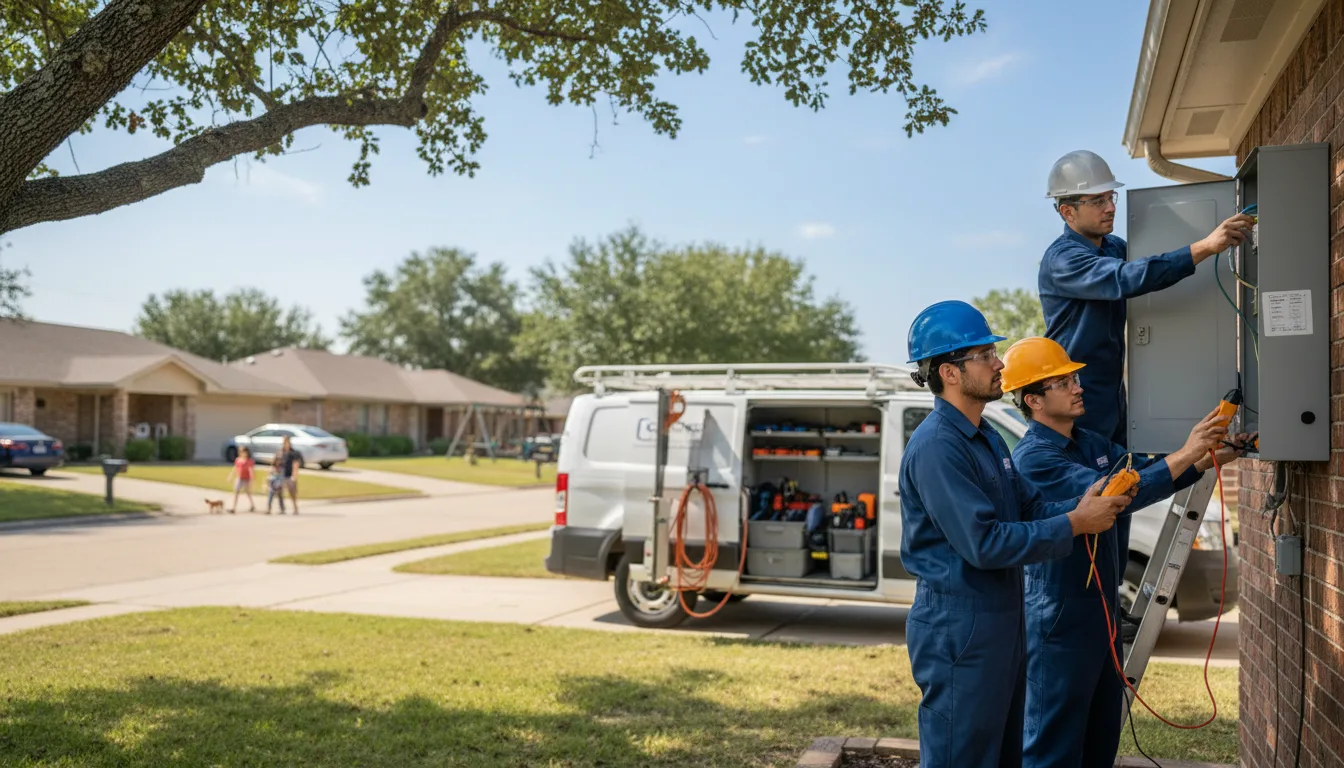 Certified electrician providing emergency electrical services in Reliance, SD